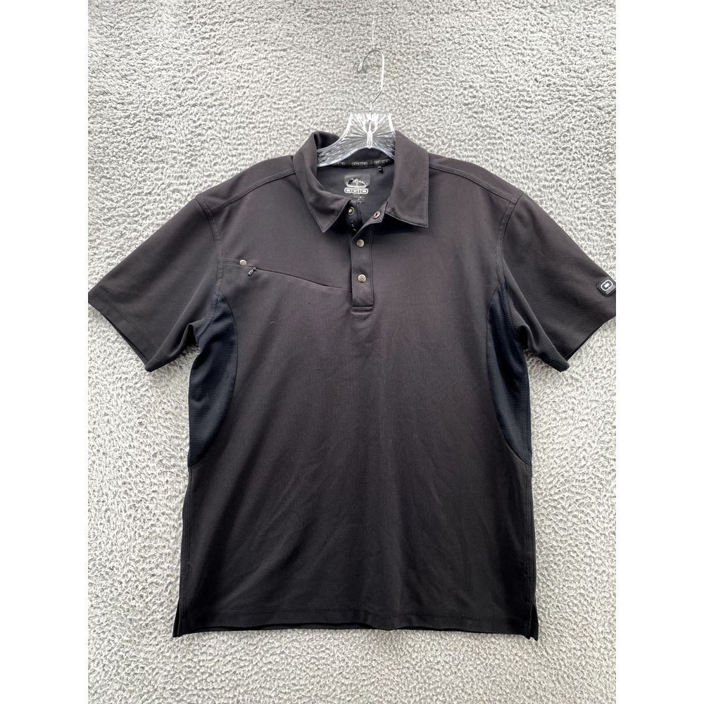 Ogio Polo Shirt Adult XS Black Performance Short Sleeve Workwear Utility Women's